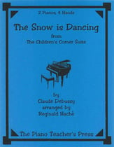 Snow Is Dancing-2 Pno 4 Hands piano sheet music cover